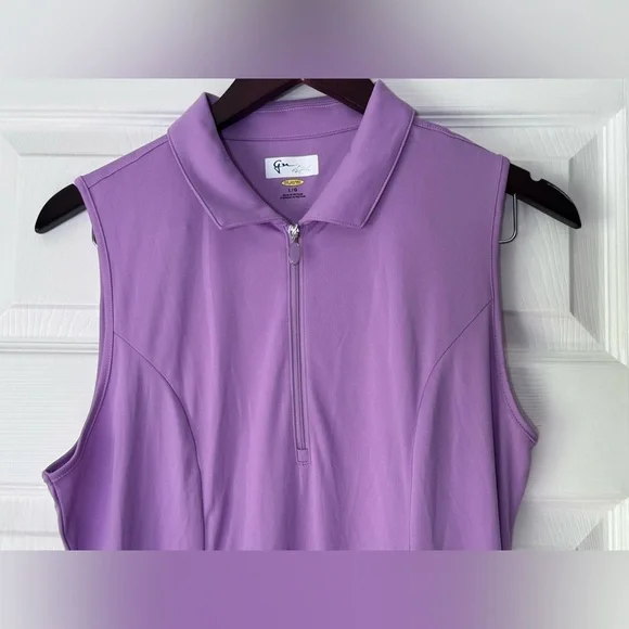Greg Norman Sleeveless Golf Dress Purple Size Large NWT Women’s Golfwear - Picture 3 of 13